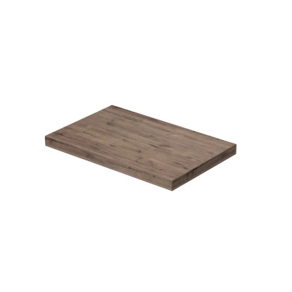 INTEDOOR Umyvadlová deska BEE bez výřezu, š. 80 cm, dub Wellington