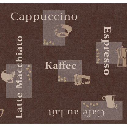 d-c-table Ubrus Manhattan Cappuccino Schoko pr. 150 cm