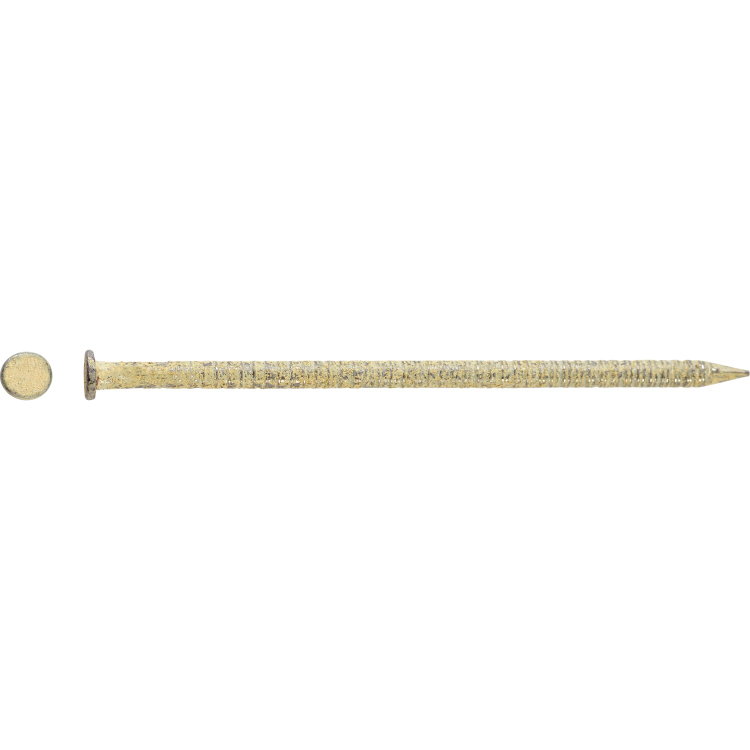 LUX Vroubkovaný hřebík průměr 1,8 mm x 40 mm béžový, 50 ks