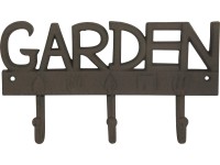 Nástěnný věšák s nápisem, 3 háčky