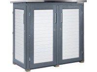 Weka Zahradní skříň Garten Q Teras, šedá, 161 x 170 x 85 cm