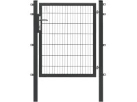 Floraworld Jednokřídlá branka Premium dvojitá výplň antracitová 120 x 140 cm