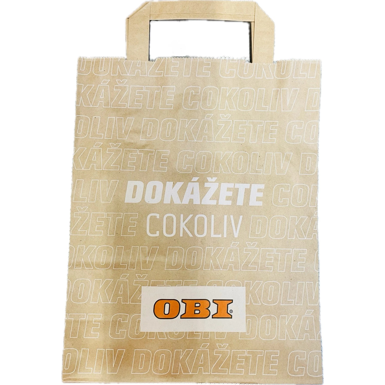 OBI Nákupní taška papírová velká 45 x 32 x 16 cm