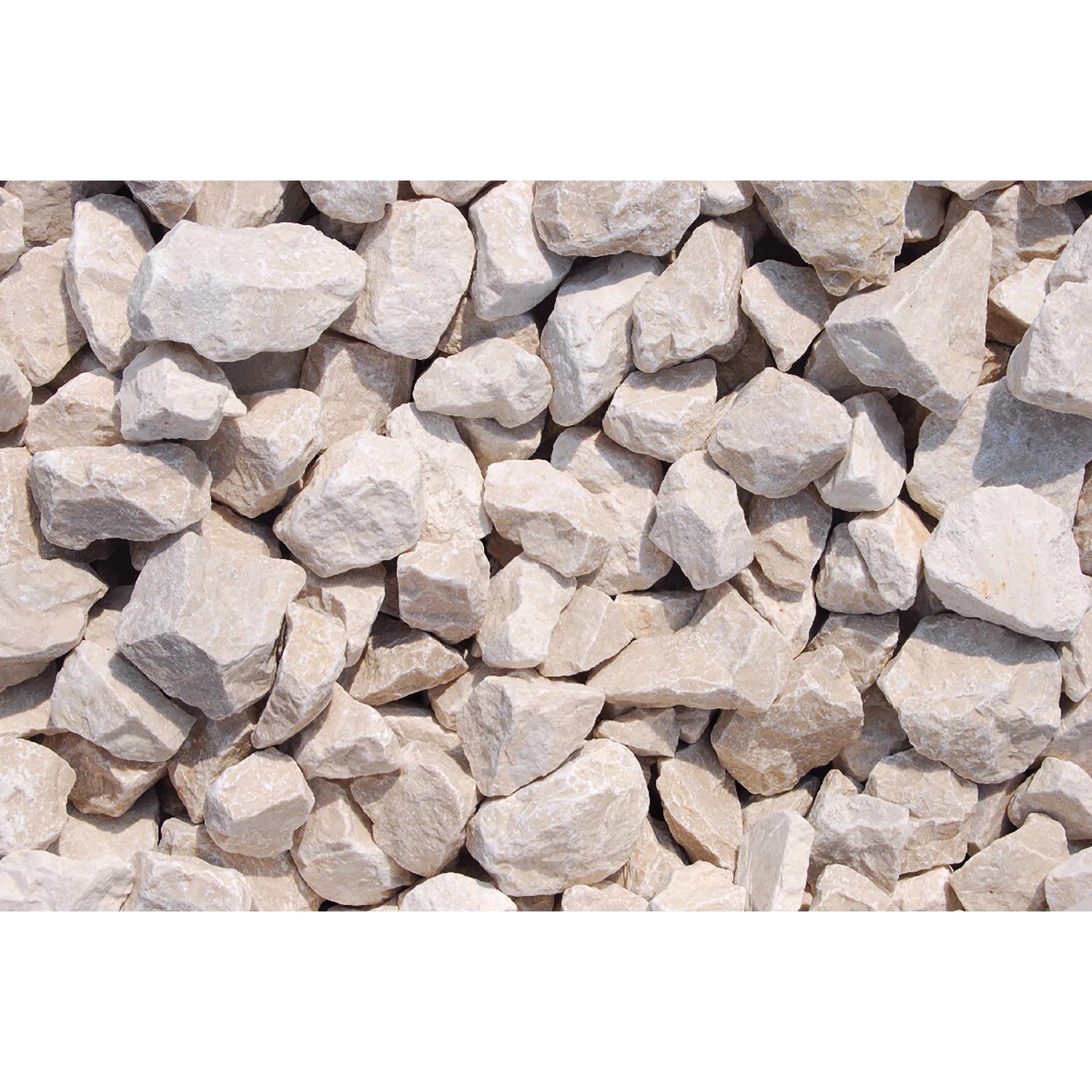 Mramorové kamenivo zámecká béžová 25-50 mm 25 kg PE pytel