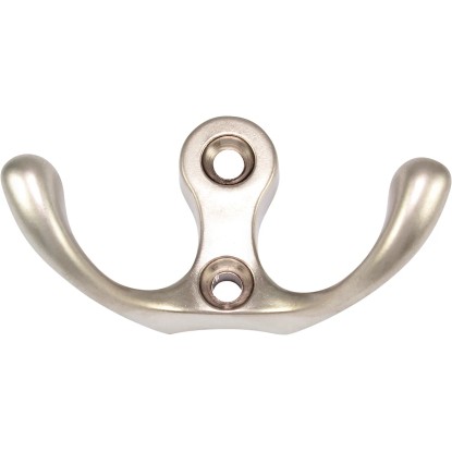 Hettich Nástěnný háček na kabáty Classic 8, zinek poniklovaný, 58 x 31 x 29 mm