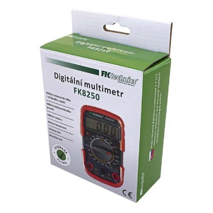 Balení digitálního multimetru FK Technics FK8250.