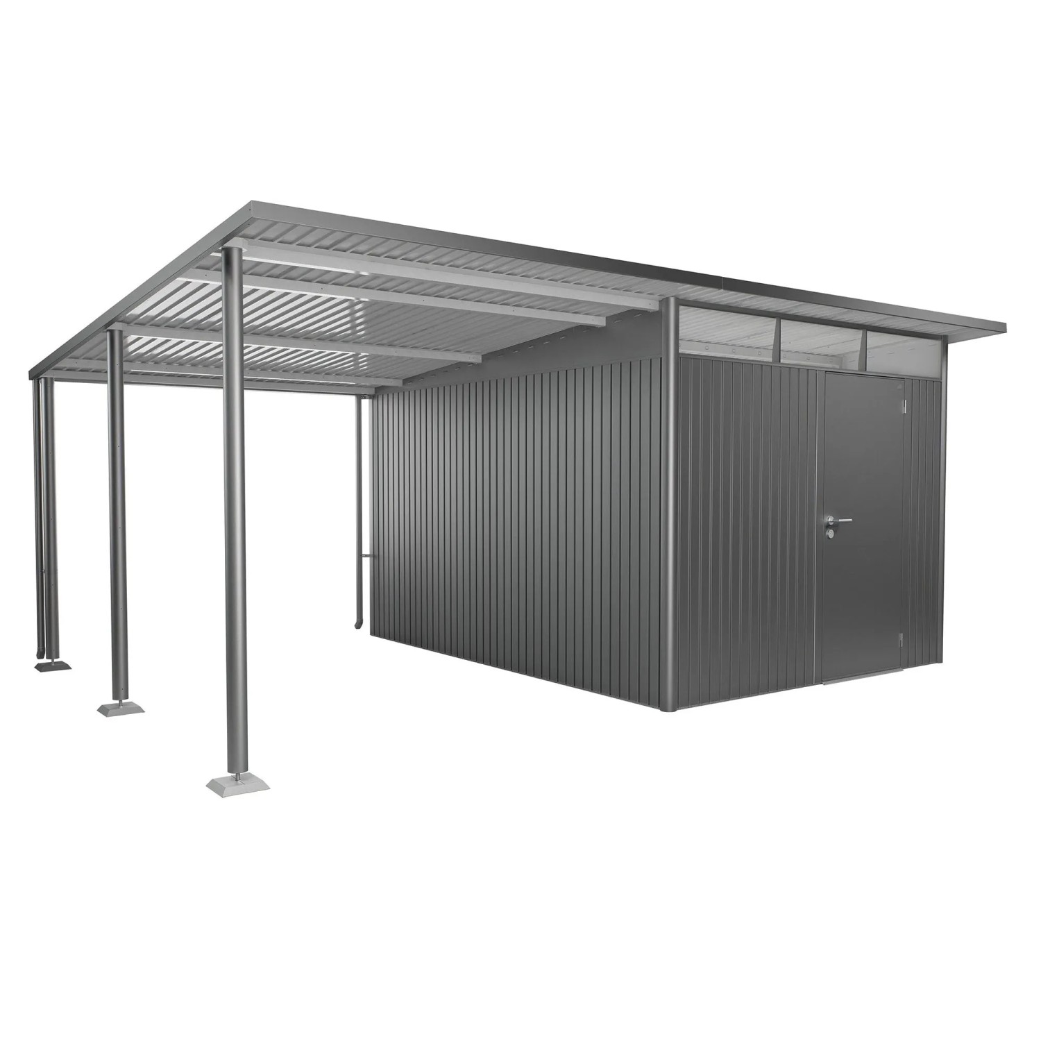 Biohort Boční stříška k domku AvantGarde/ECO A4, A8, křemenově šedá