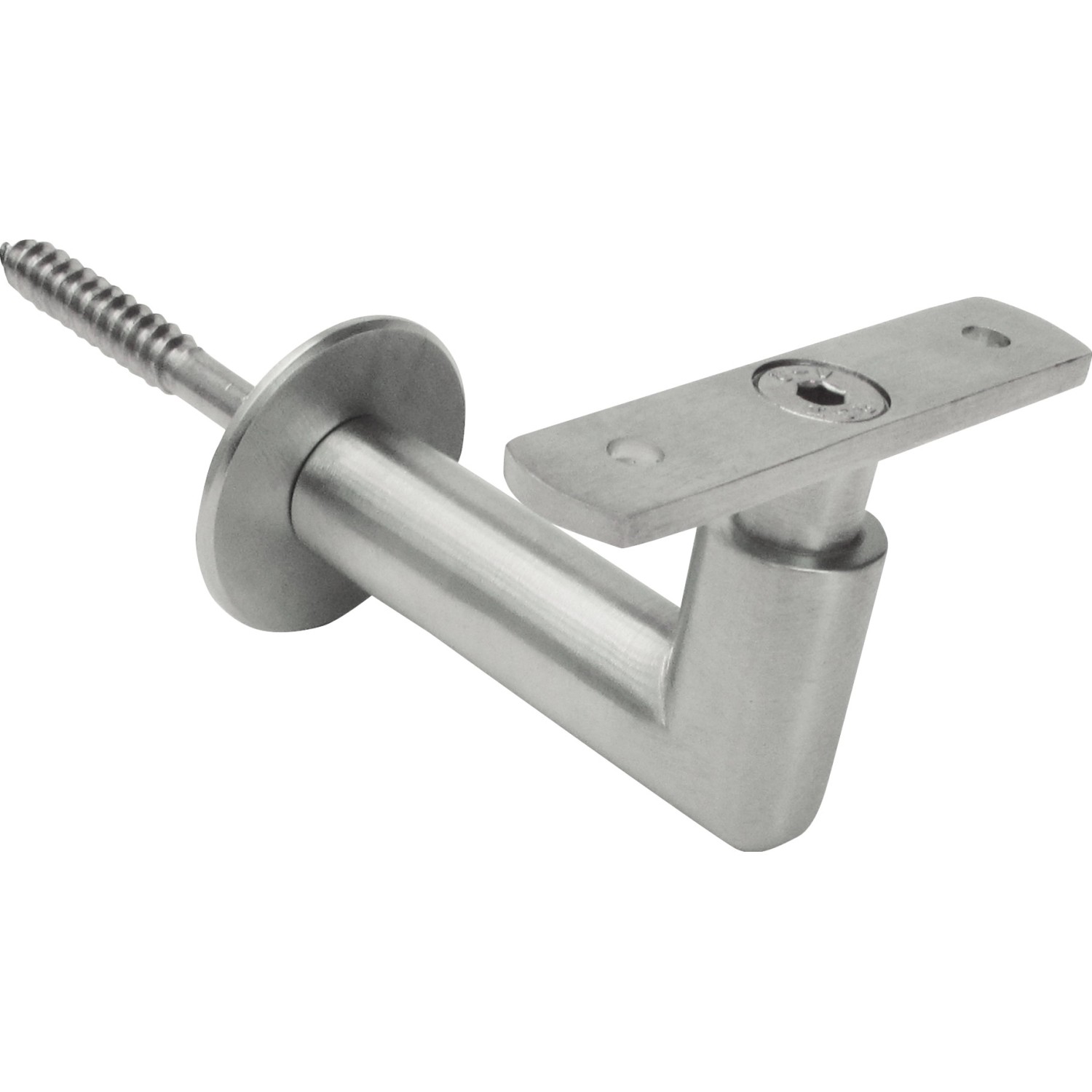 Konzola zábradlí ve tvaru L chrom matný