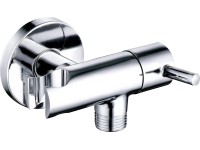 Nástěnný ventil s držákem sprchy chrom M1/2