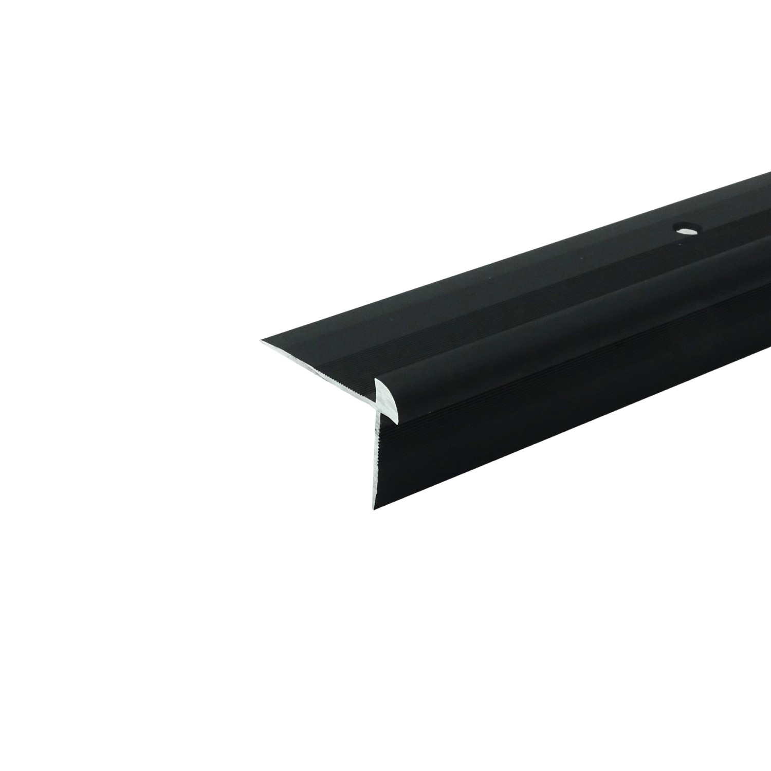 Döllken Schodová hrana pro vinylové podlahy 1144 černá 1000 x 5,5 x 20 mm