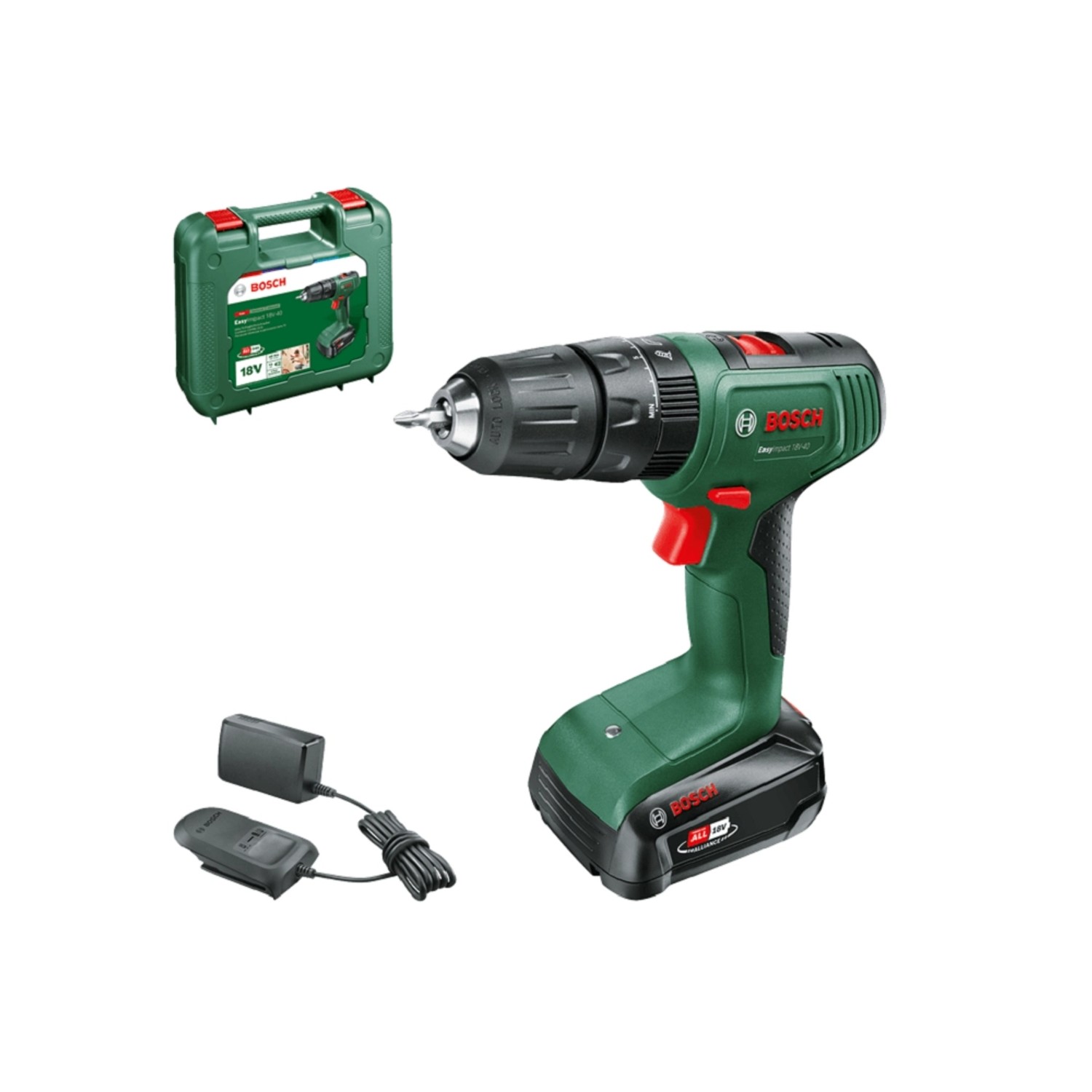 Bosch Aku příklepová vrtačka EasyImpact 18V-40