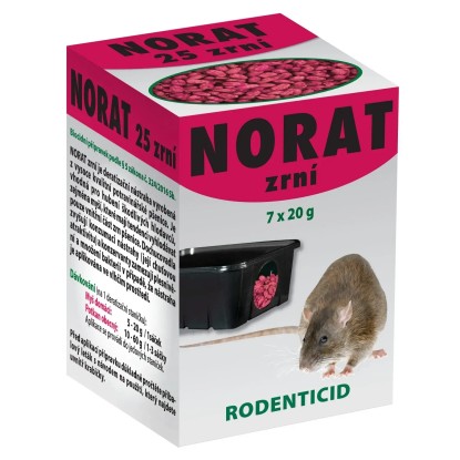 Požerová nástraha na myši NORAT 140 g