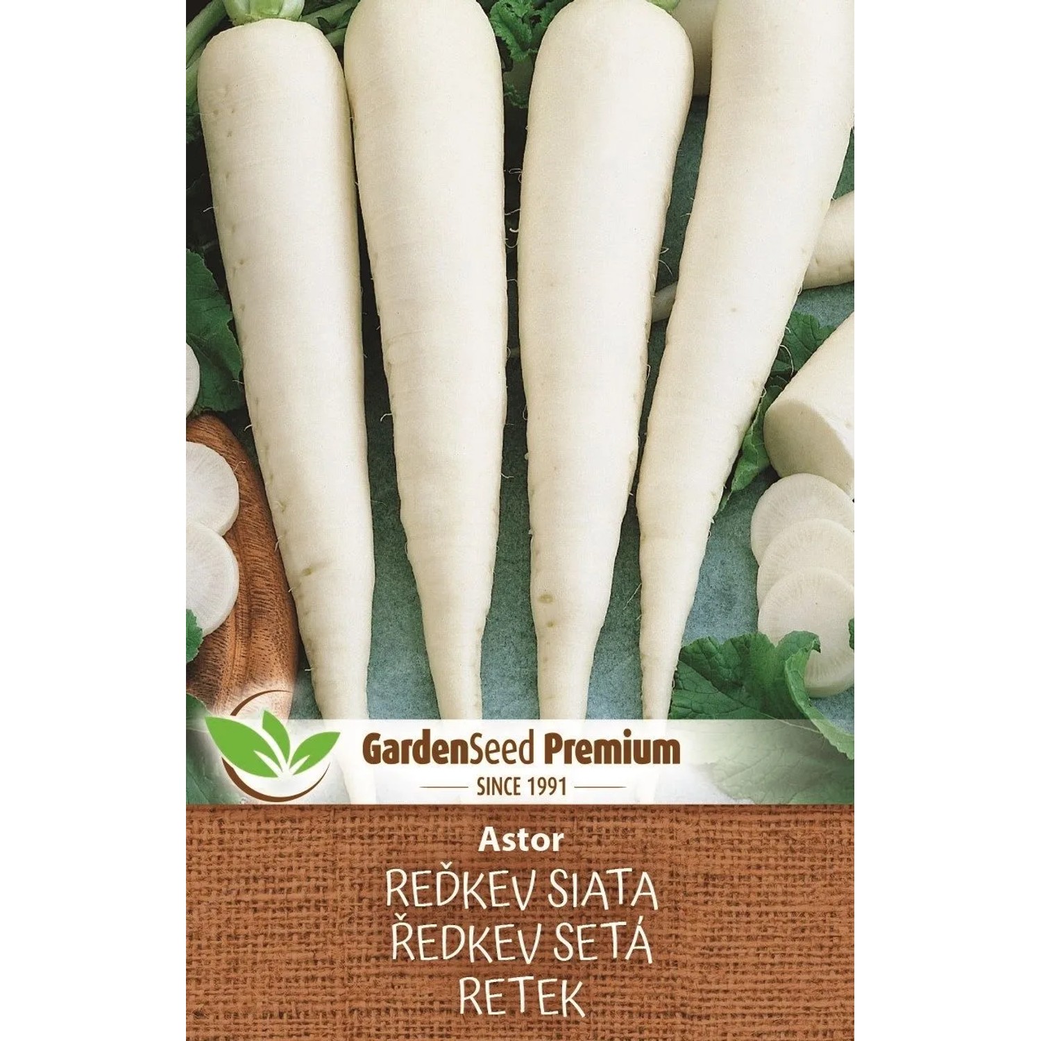 GardenSeed Premium Semínka Ředkev setá Astor