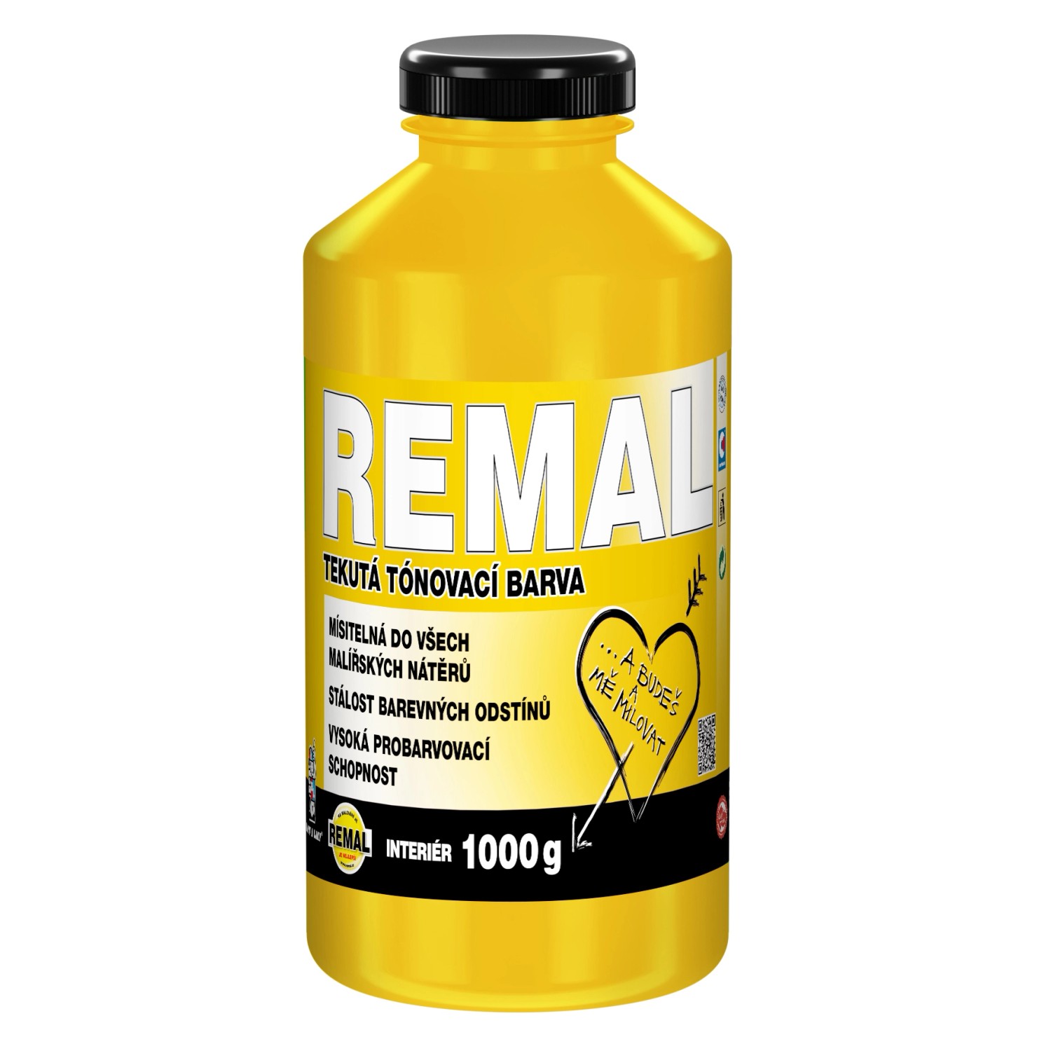 REMAL Tekutá tónovací barva 0610 žlutá banánová 1 kg