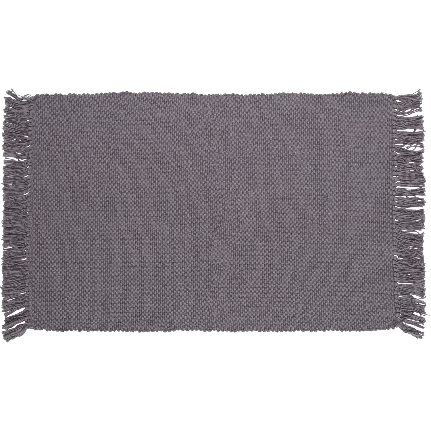 OBI Bavlněný koberec Uni tmavě šedý 50 x 80 cm