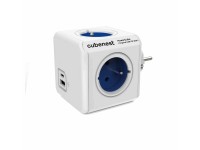 Cubenest Rozbočovač PowerCube Original USB PD 20W, 4x zásuvka + USB A+C, modrá Cubenest Rozbočovač PowerCube Original USB PD 20W, 4x zásuvka + USB A+C, modrá