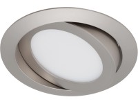Briloner Vestavné LED svítidlo matný nikl otočné V: 3,4 cm průměr: 14 cm, energe