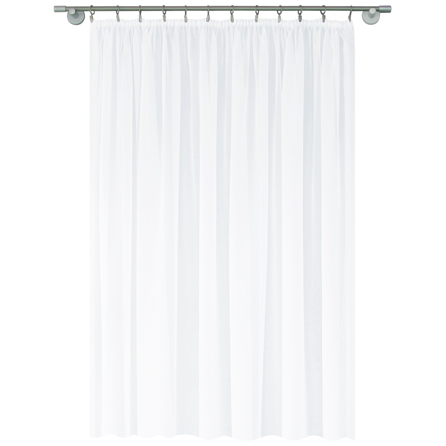 SPLENDID Záclona DIANA s páskou, bílá, 290 x 260 cm