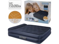 Intex Nafukovací postel pro hosty s integrovanou pumpou, 152 x 203 x 42 cm