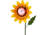 OBI LED solární květina Platani žlutá