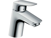 Hansgrohe Páková umyvadlová baterie Logis 70 s výpustí, chrom