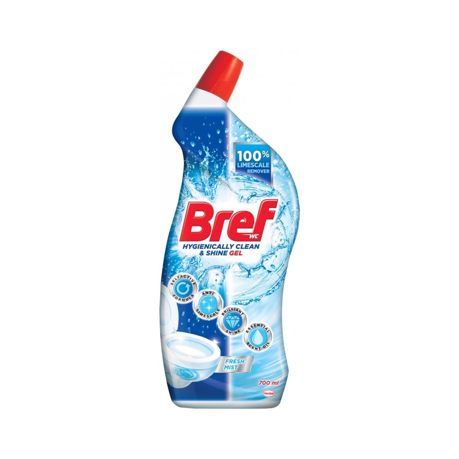 Bref WC gelový čistič Fresh Mist 700 ml