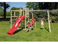 Maone Dřevěné dětské hřiště MATOUS, bez klouzačky, 215 x 206 cm