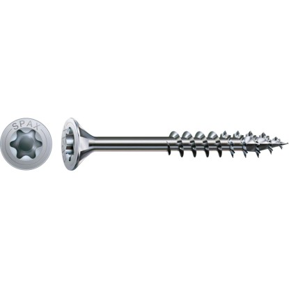 Spax Uni vrut zápust.hlava T-Star+ T30 4CUT část.závit Wirox 6 x 70 mm 125 ks