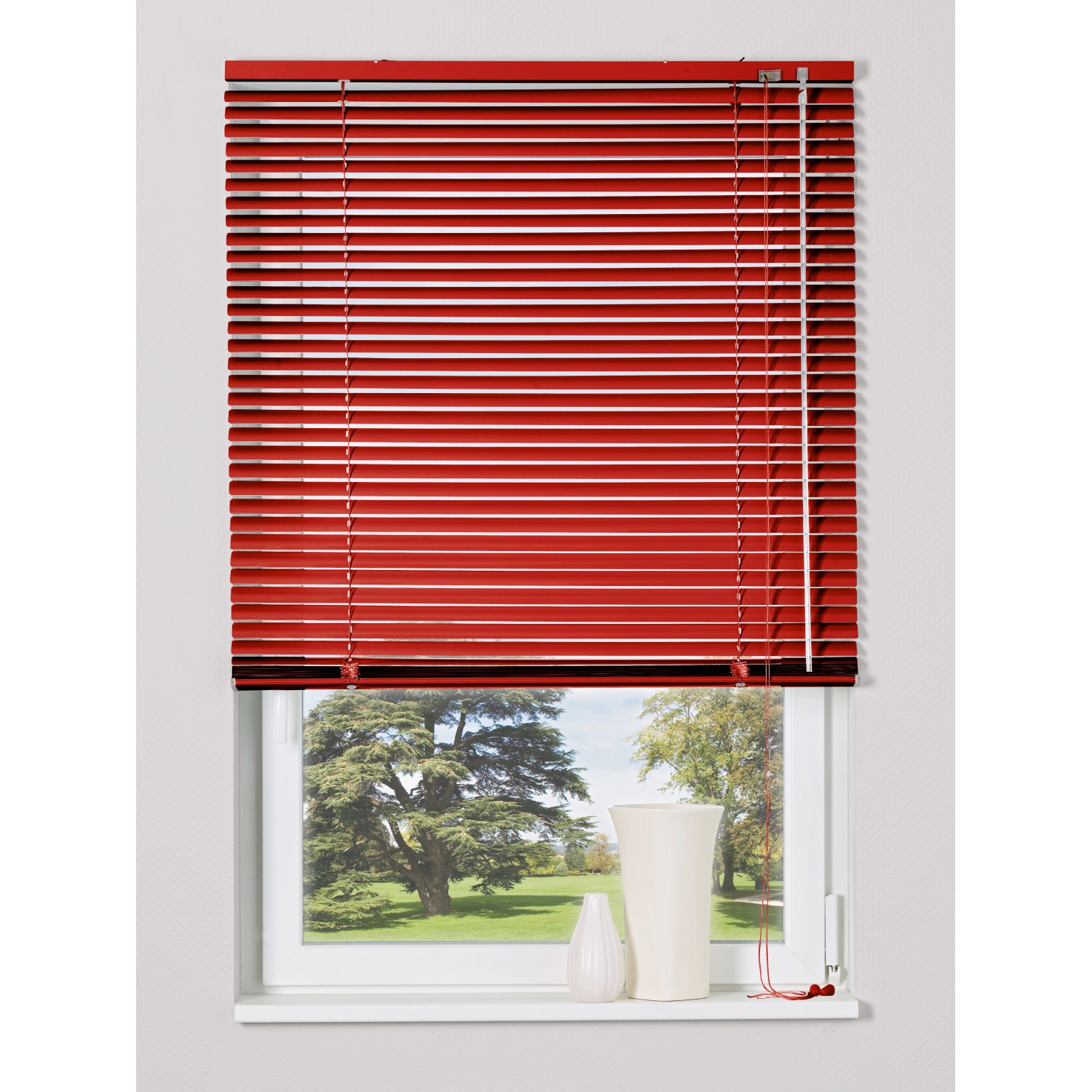 OBI Hliníková žaluzie Burgos 120 cm x 160 cm červená