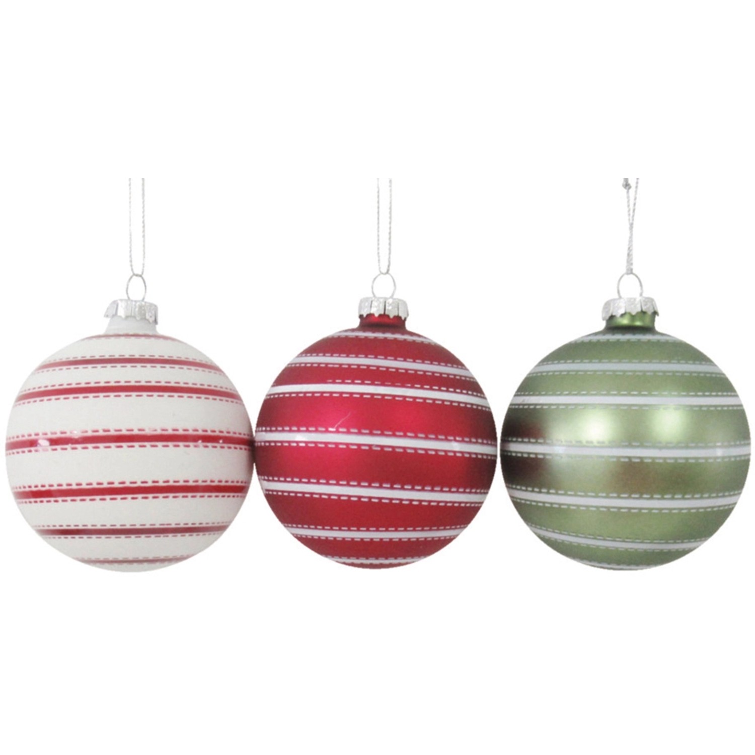 Boltze Home Vánoční koule Ingrid ve 3 provedeních, lakovaná