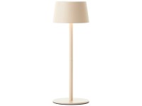 Brilliant Dobíjecí stolní lampa Jona 2 W, 170 lm, 3000 K, béžová pr. 9 x 25 cm