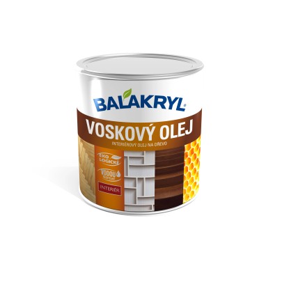 BALAKRYL Voskový olej na dřevo dub šedý 0,75 l