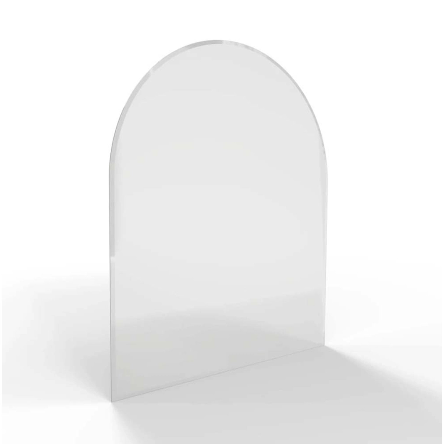 HS Flamingo Sklo pod kamna oblouk R500, čiré, 1000 x 1200 x 6 mm