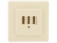 OBI Telefonní přípojná krabice pod omítku TAE 3 x 6(4) NFF
