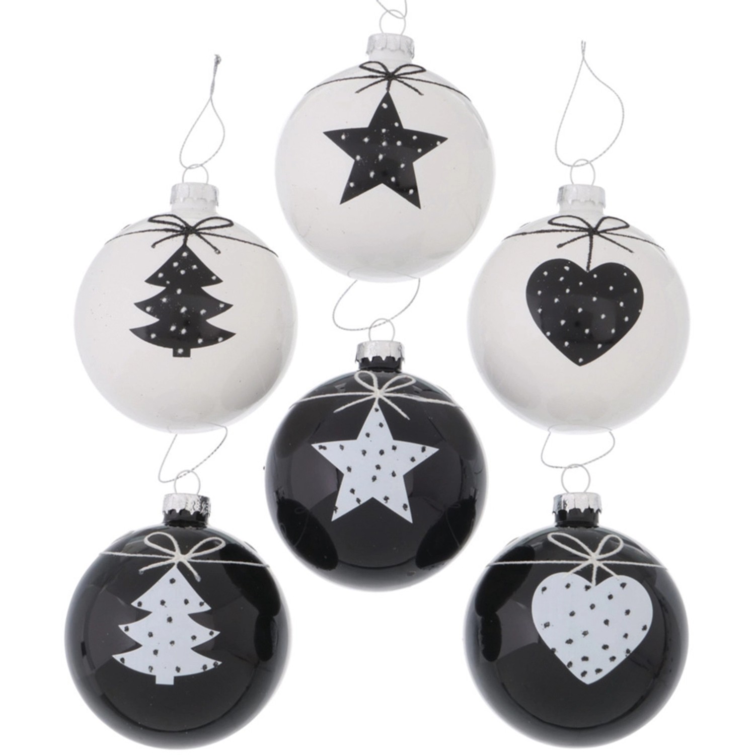 Boltze Home Vánoční koule Gerdi v 6 provedeních