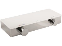 baliv Termostatická sprchová vodovodní baterie bílé sklo/chrom