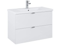 Roca Umyvadlová skříňka Cheese 2.0 2Z, bílá s vysokým leskem, 53 x 80 x 38,4 cm