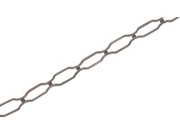 LUX-TOOLS Řetěz zámkový 4-hranný staroměděný 2,8 x 2,8 mm - metráž