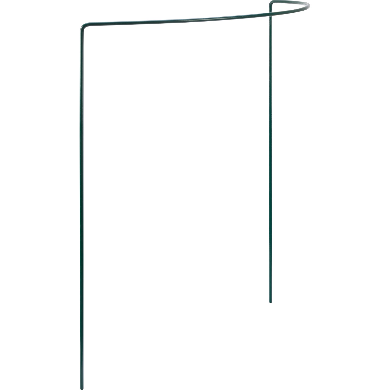 Podpěra rostlin půlkruh, zelená, 35 cm