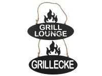 Boltze Nástěnná dekorace cedule Conny různé druhy 27 x 1 x 38 cm, 1 ks