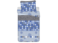 Jerry Fabrics Povlečení polybavlna Blue Circles, 70x90 cm + 140x200 cm Jerry Fabrics Povlečení polybavlna Blue Circles, 70x90 cm + 140x200 cm