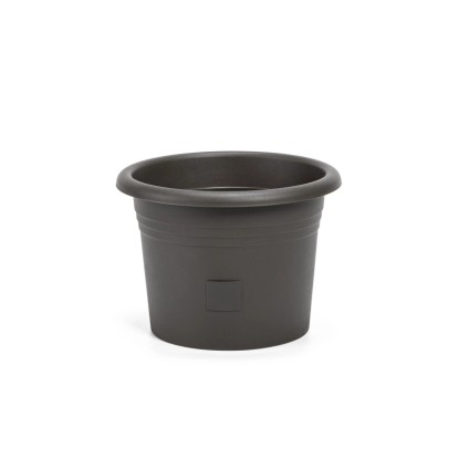 Plastia Samozavlažovací květináč Narza antracit pr. 40 cm