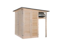 Weka Zahradní skříň Garten Q Multi, přírodní, 217 x 224 x 224 cm