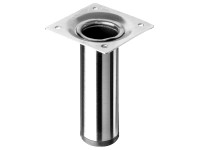 Hettich Nábytková noha kulatá, nerez, pr. 30 x 100 mm