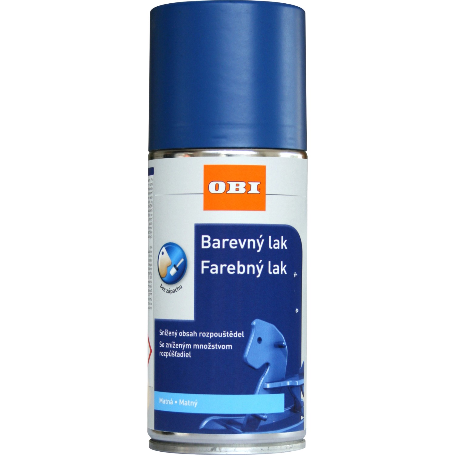 OBI Lak ve spreji matný RAL 5010 enziánová modrá 150 ml