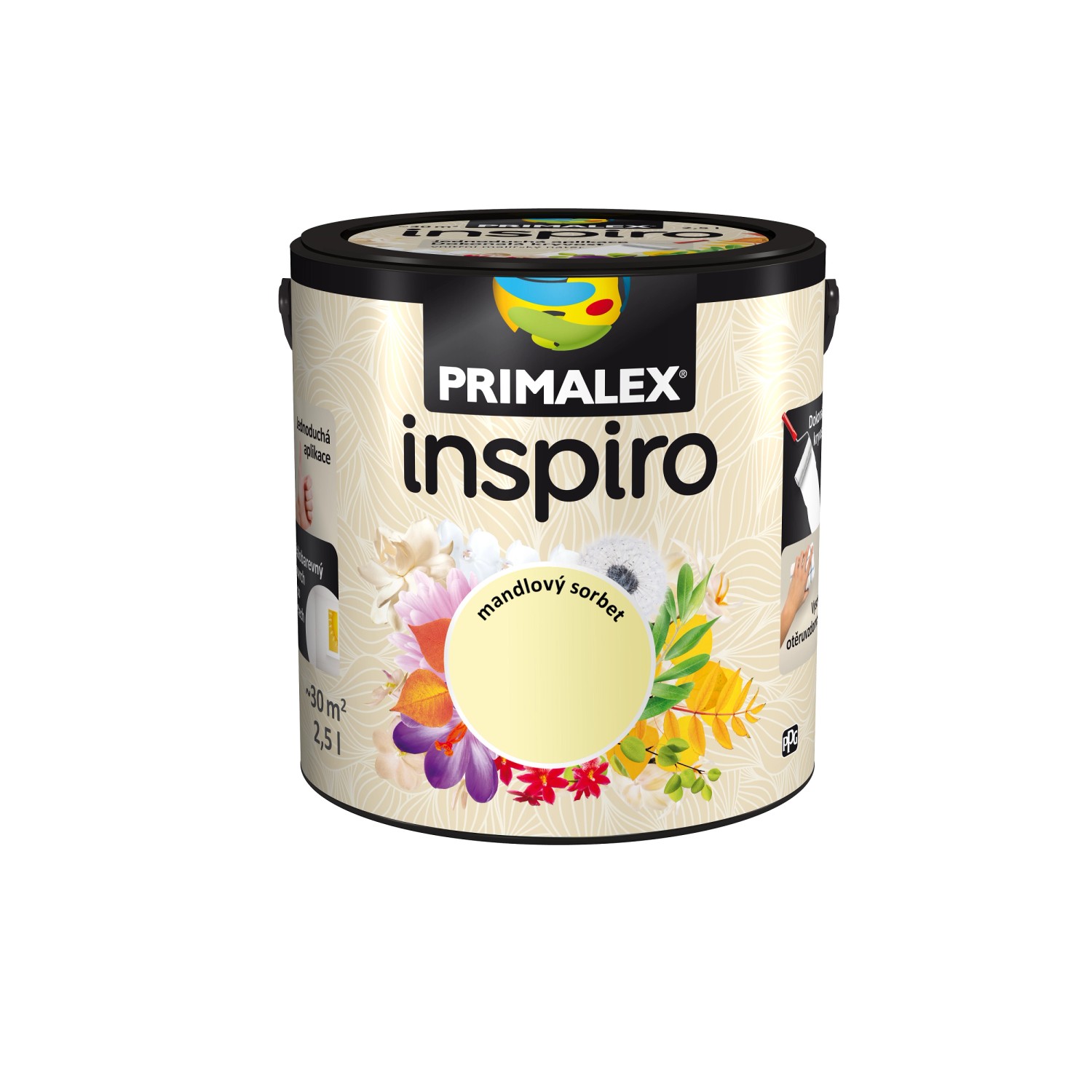 Primalex Barevný vnitřní malířský nátěr Inspiro mandlový sorbet 2,5 l