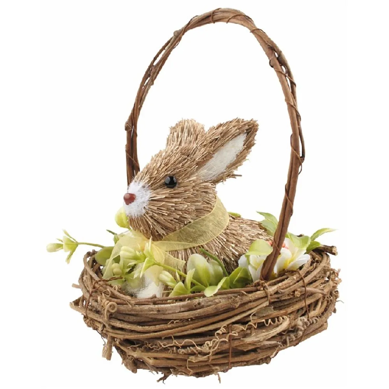 Anděl Přerov Košík se zajícem 14 x 17 x 13 cm na postavení