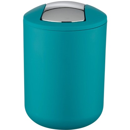 Wenko Koš s výkyvným víkem Brasil petrolejový S 2 l