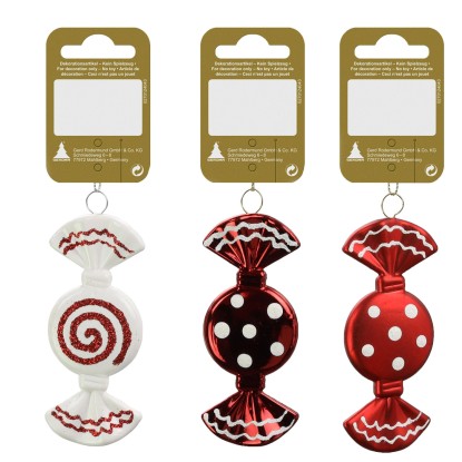 Plastový bonbón, 9,5 cm, různé druhy