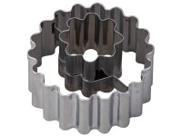 Zenker Vykrajovátko na linecké cukroví 2v1 kytička